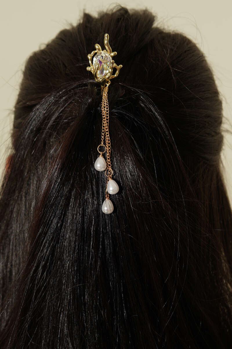 Hair Bun Stick - Gold