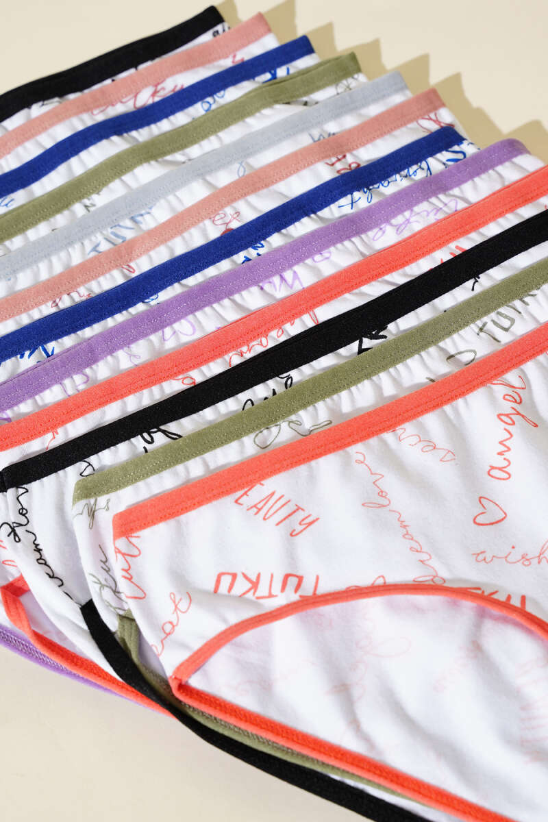 Tutku 12-Pack Dream Bikini Briefs - Multicolour