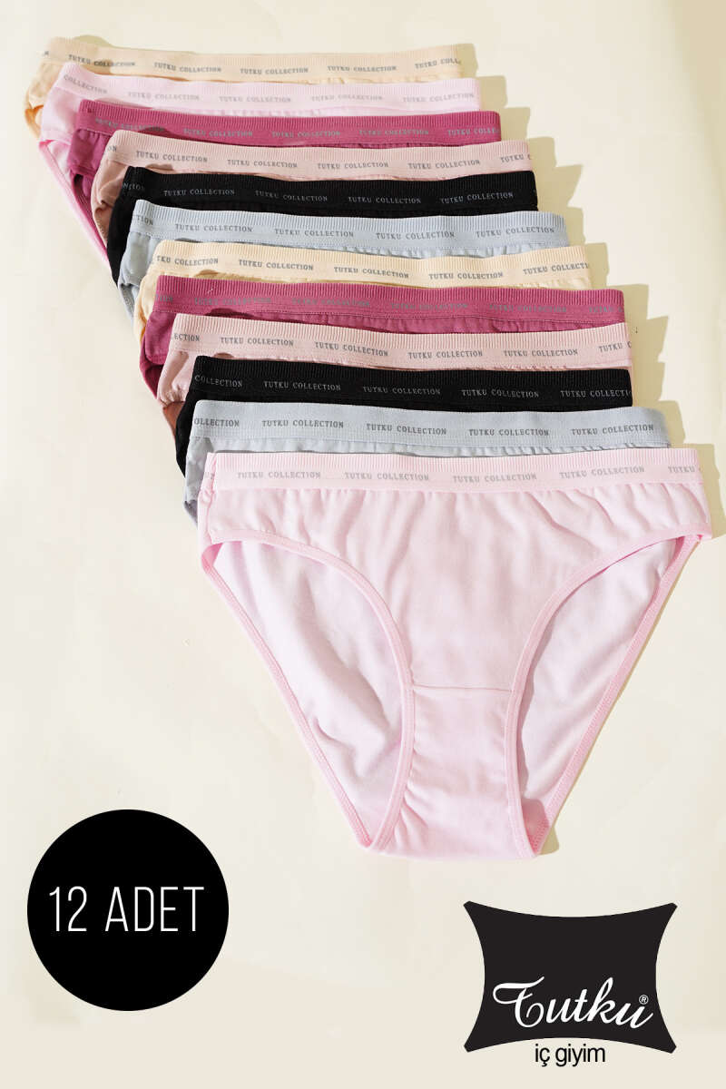 Tutku 12-Pack Perla Bikini Briefs - Multicolour