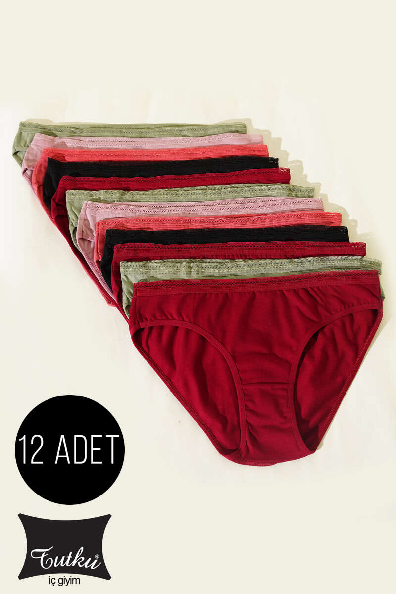 Tutku 12-Pack Royce Bikini Briefs - Multicolour