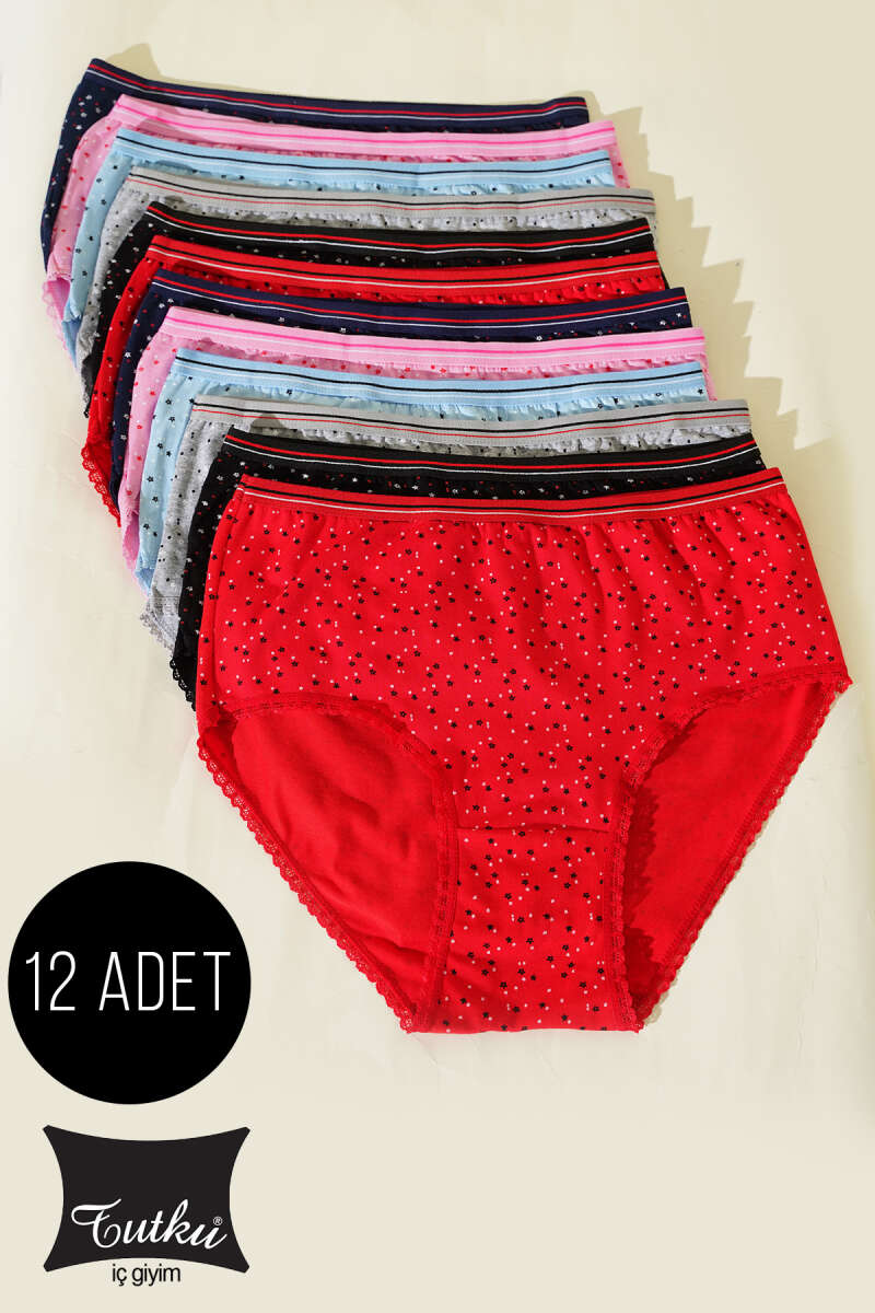 Tutku 12-Pack Wendy Boyshorts - Multicolour
