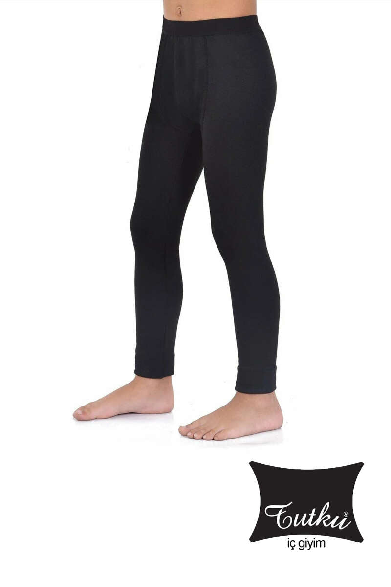 Boys' Thermal Leggings - Black
