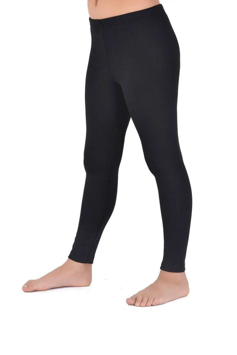 Girls' Thermal Leggings - Black