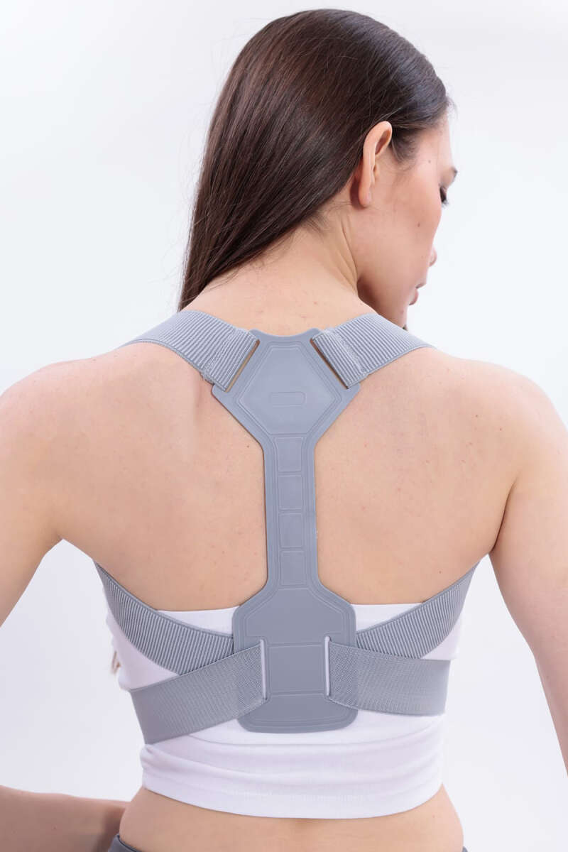 Adjustable Posture Corrector - Grey