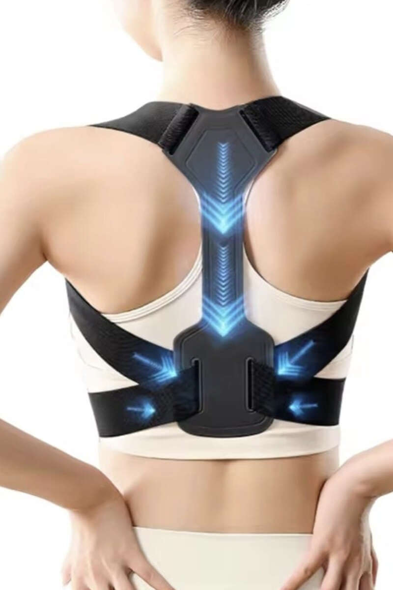 Adjustable Posture Corrector - Black