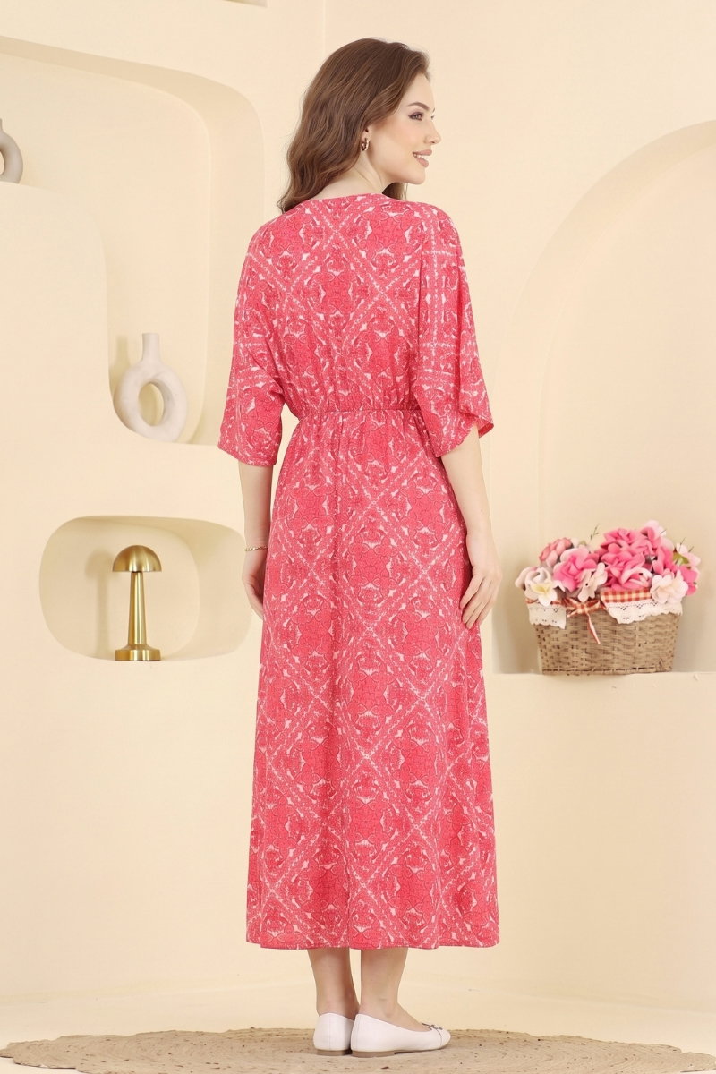 V-Neck Dress - Red