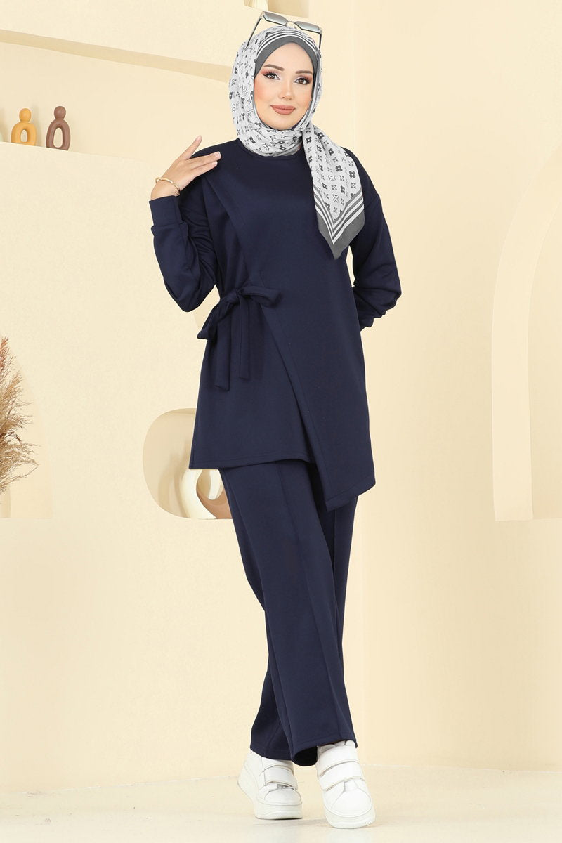 Scuba Set with Side Ties - Navy