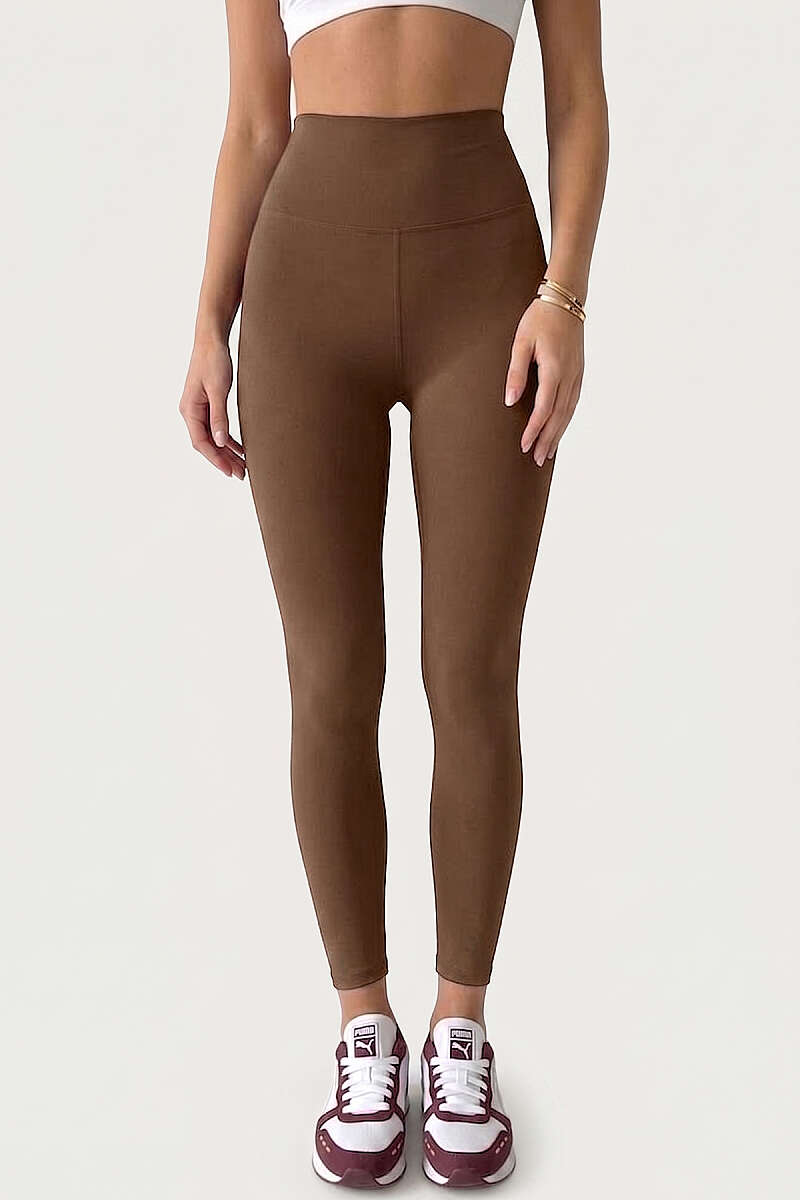 High-Waist Loycha Leggings - Latte